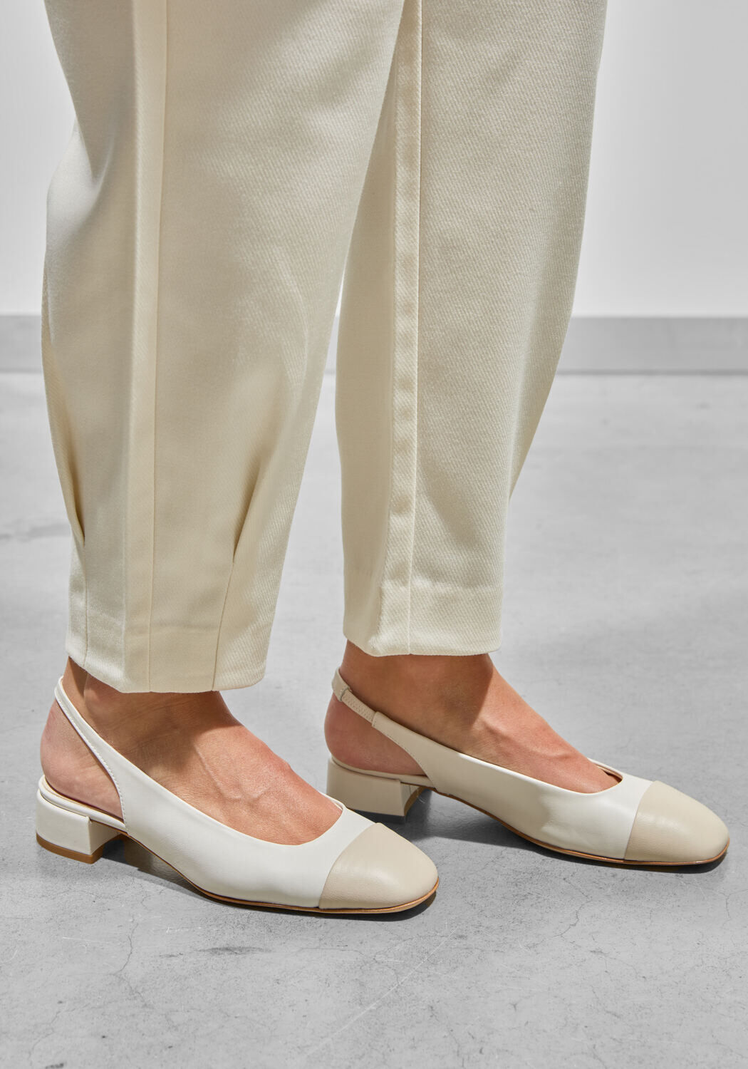 Beige ODARE Slingbacks GIRONA - large