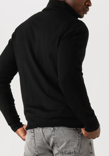Zwarte PROFUOMO Trui PULLOVER HALF ZIP - large
