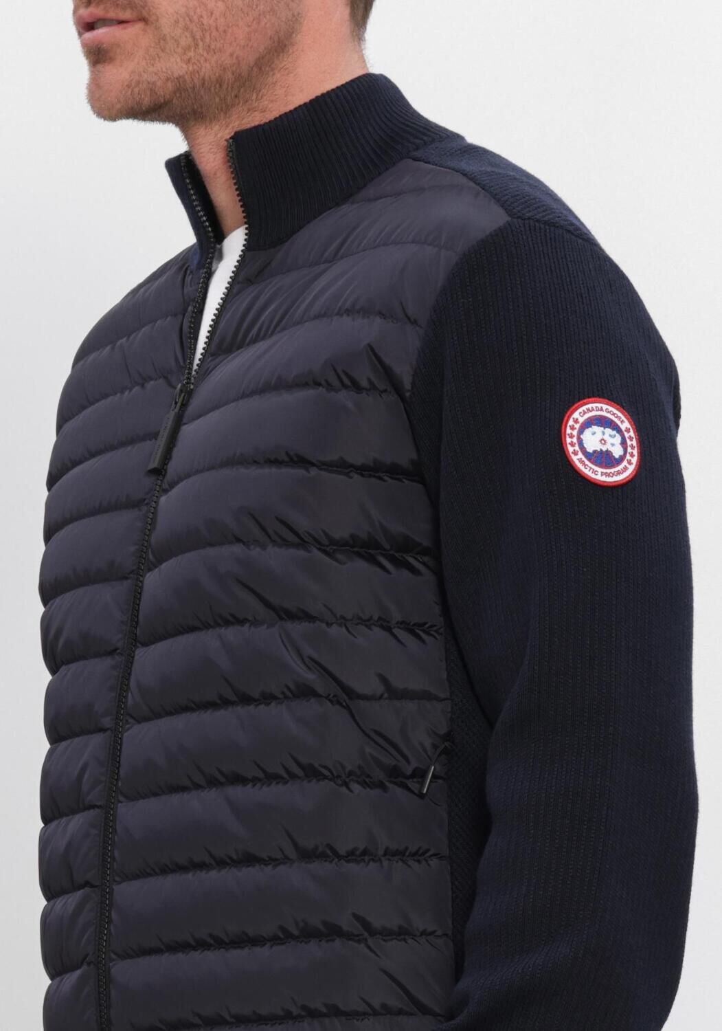 Blauwe CANADA GOOSE Jack HYBRIDGE KNIT JACKET - large