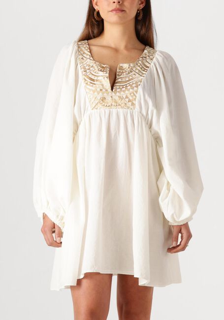 Gebroken wit GREEK ARCHAIC KORI Mini jurk 330432 - large