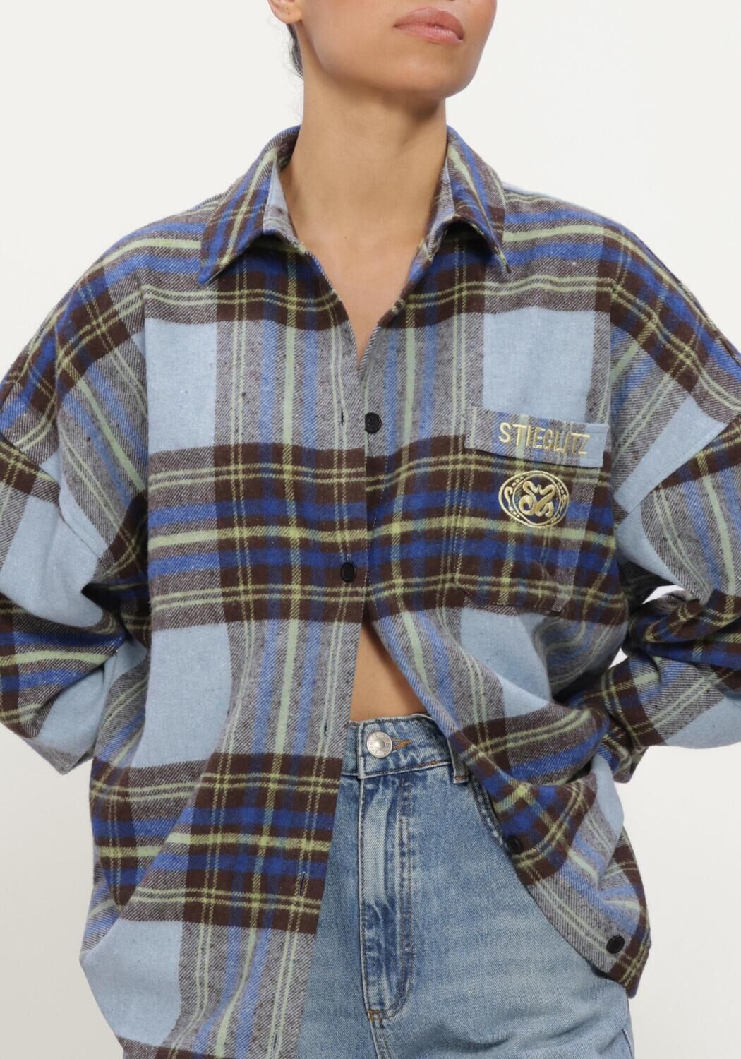 Blauwe STIEGLITZ Blouses BRIANA - large