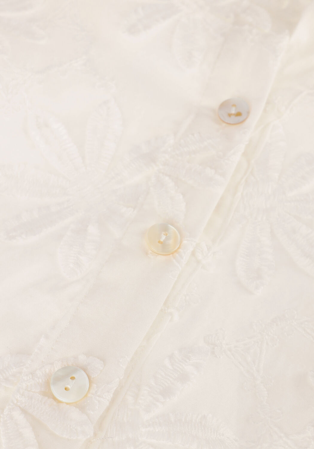 Ecru AAIKO Blouses LIEN LONG SLEEVE COT 510 - large