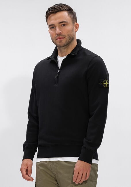 Zwarte STONE ISLAND Polo LS POLO S0051 - large