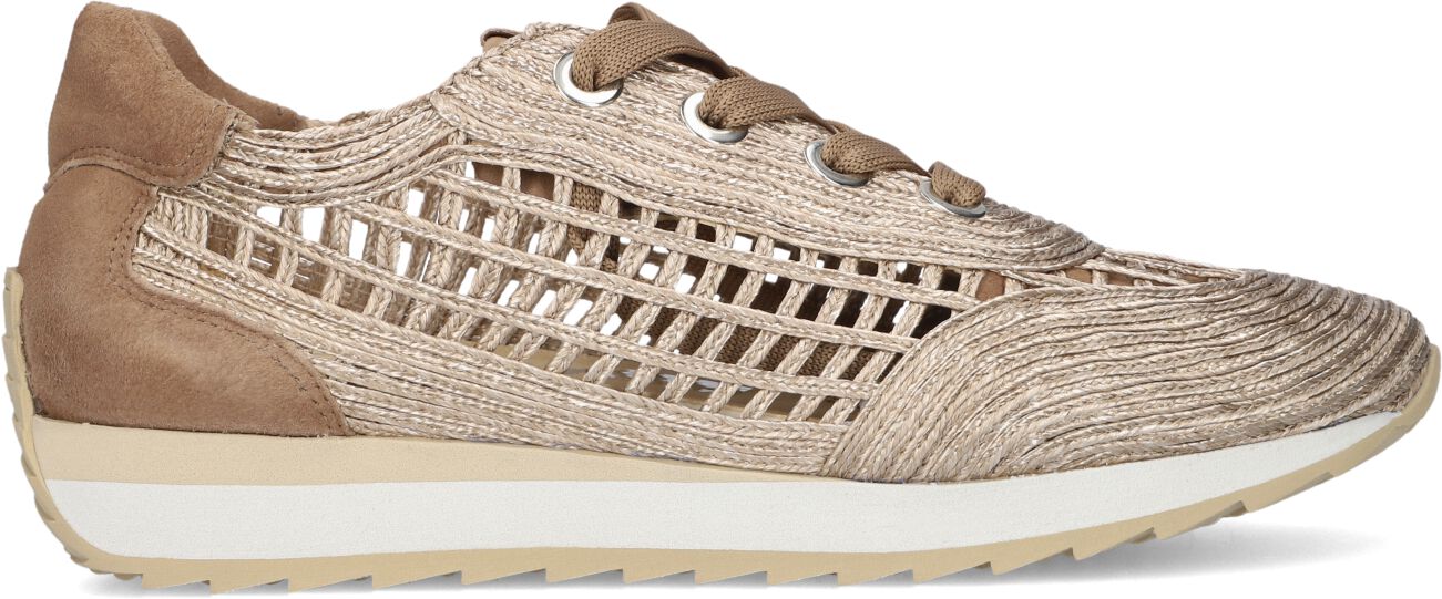 Softwaves Lage Sneakers Dames 9.32.30, Maat: 37,5, Materiaal: Textiel, Kleur: Goudkleurig afbeelding