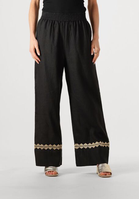 Zwarte GREEK ARCHAIC KORI Wijde broek 210624 - large