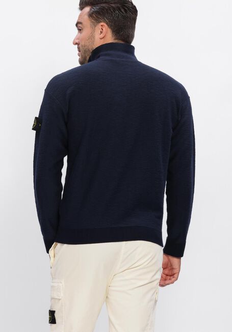 Donkerblauwe STONE ISLAND Polo LS POLO S01B0 - large