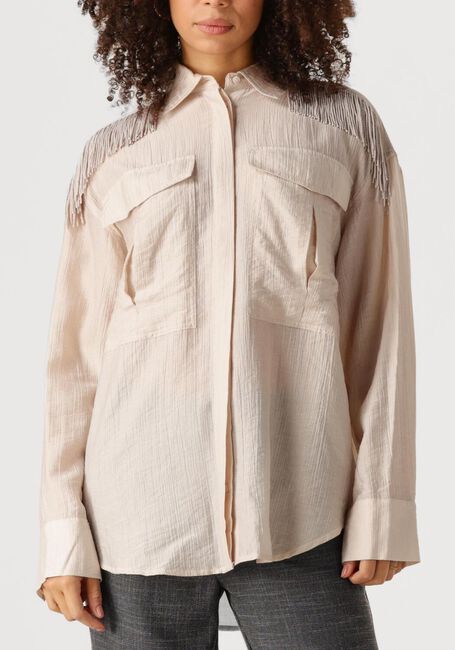 Beige COPENHAGEN MUSE Blouses CMPOPSY-SHIRT - large