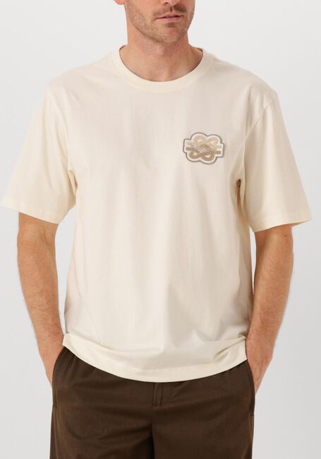 Ecru FILLING PIECES T-shirt T-SHIRT GOWTU - large