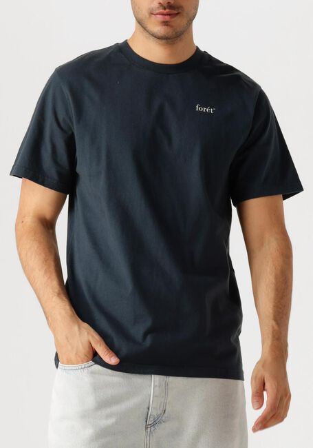 Donkerblauwe FORÉT T-shirt OCEAN T-SHIRT - large