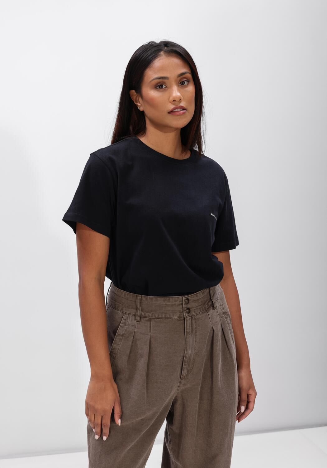 Zwarte ISABEL MARANT T-shirt ZAFFERH TEE SHIRT - large