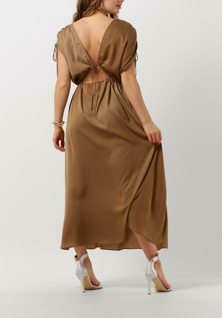 Camel SECOND FEMALE Midi jurk MINGAI DRESS - large