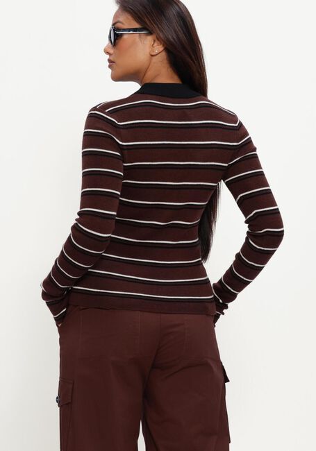 Multi GANNI Broeken MINI RIBBED MERINO POLO - large