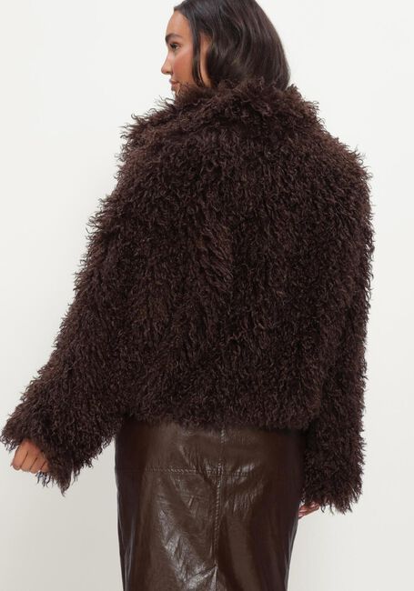 Bruine STUDIO AR Faux fur jas MILLIE FAUX TIBET LAMB - large