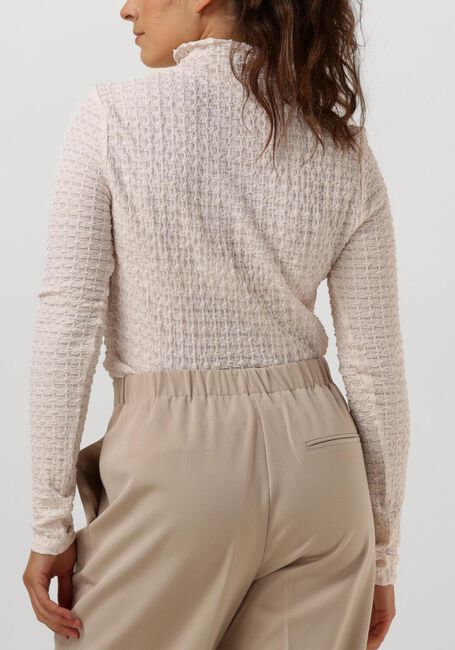 Beige DANTE6 Trui ZANE STRUCTURED LAYERING TOP - large