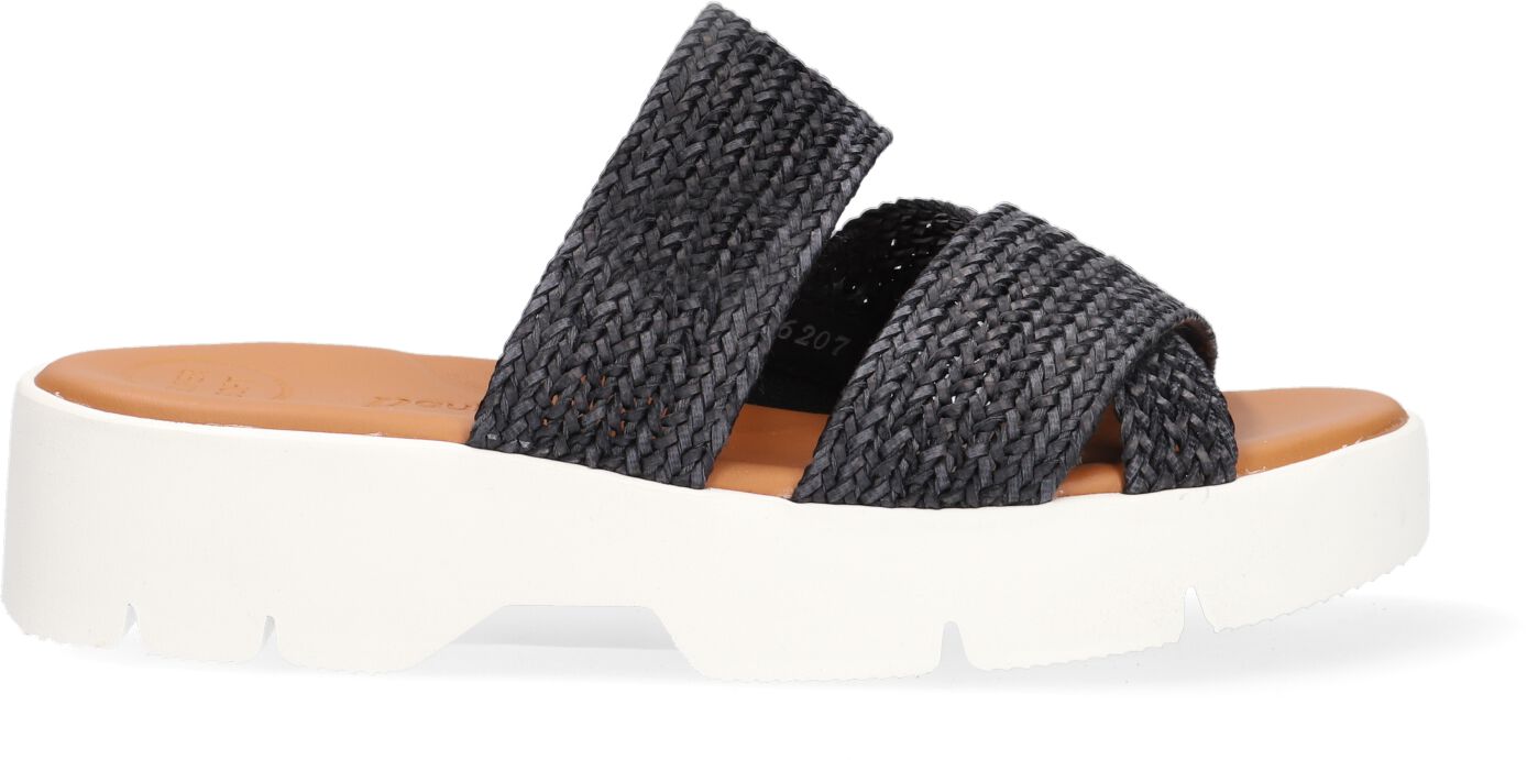 Paul Green Slippers
Dames 7696, Maat: 38, Materiaal: Textiel, Kleur: Zwart
