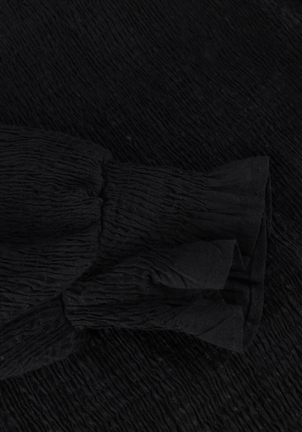 Zwarte ANTIK BATIK Top ANGELIE SMOCK BLOUSE - large