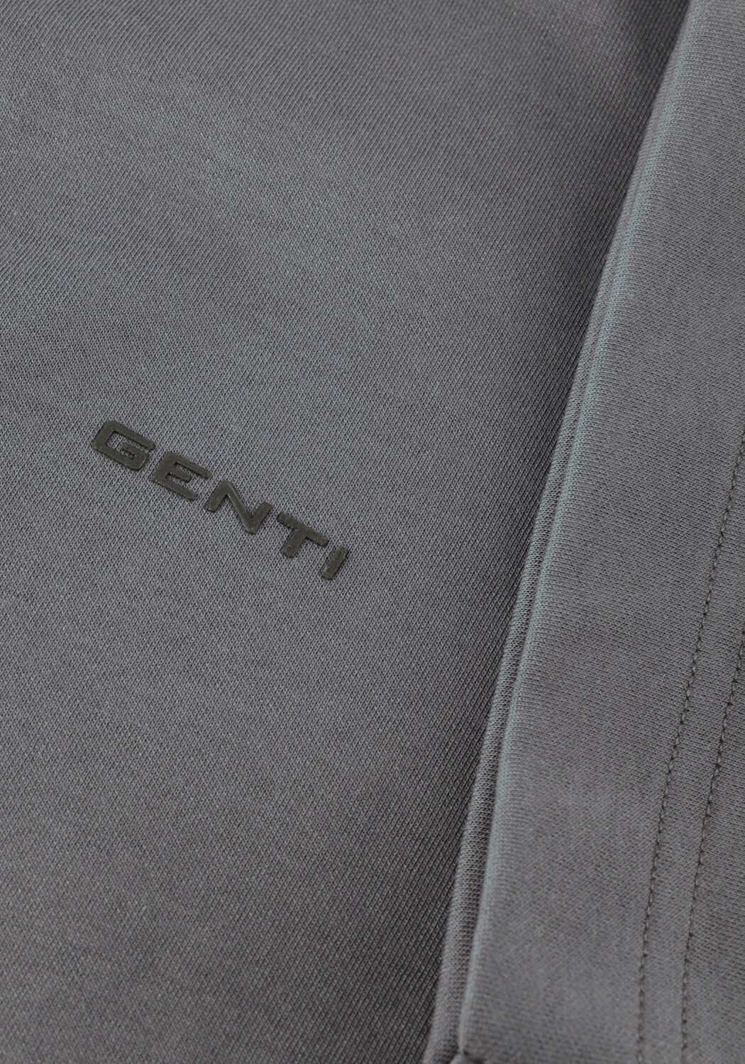 Donkergrijze GENTI Polo T-SHIRT SS 1227 - large
