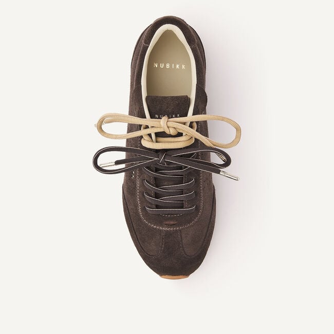 Grijze NUBIKK Lage sneakers BILLY LOU II - large