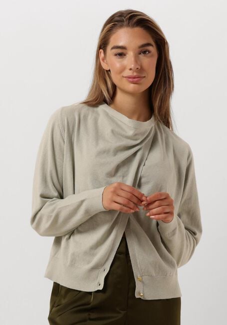 Groene DANTE6 Vest CASHMERE MIX VEST - large