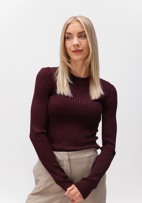 Bordeaux HERSKIND Trui DANIELLA KNIT BLOUSE - large