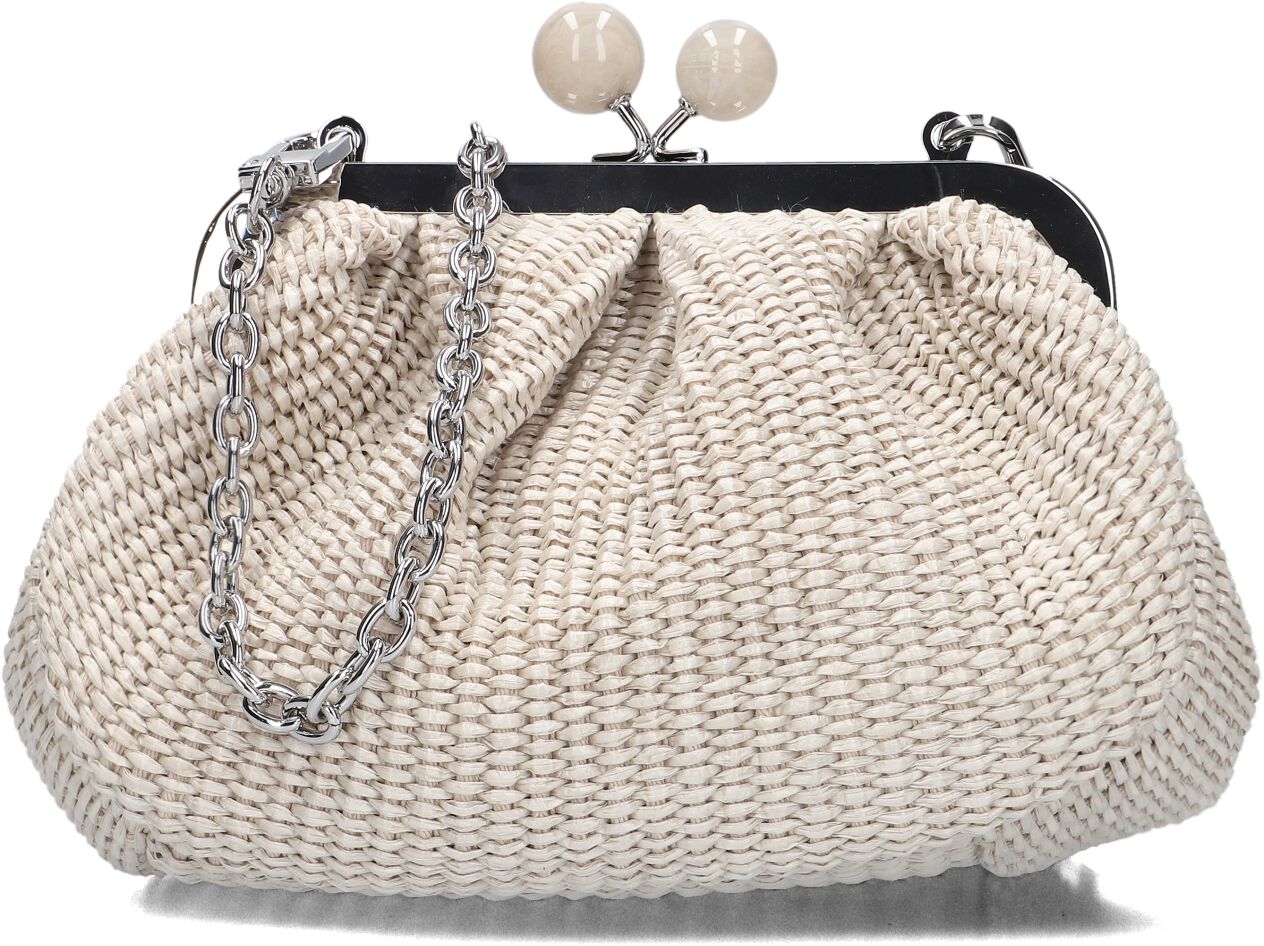 Max Mara Max Mara Handtas Dames Handbag, Materiaal: Raffia, Kleur: Gebroken wit