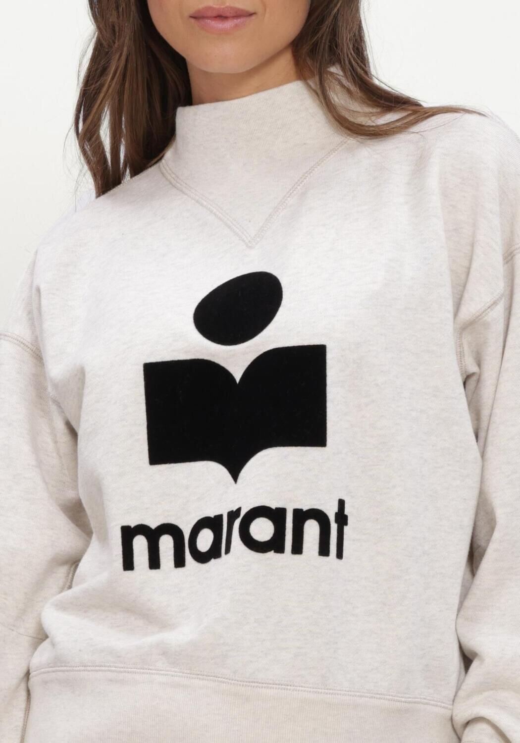 Ecru ISABEL MARANT Trui MOBY SWEAT SHIRT - large