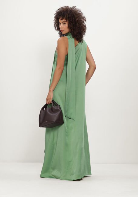 Groene SEA ME HAPPY Jurken LAURI DRESS SATIN CREPE - large