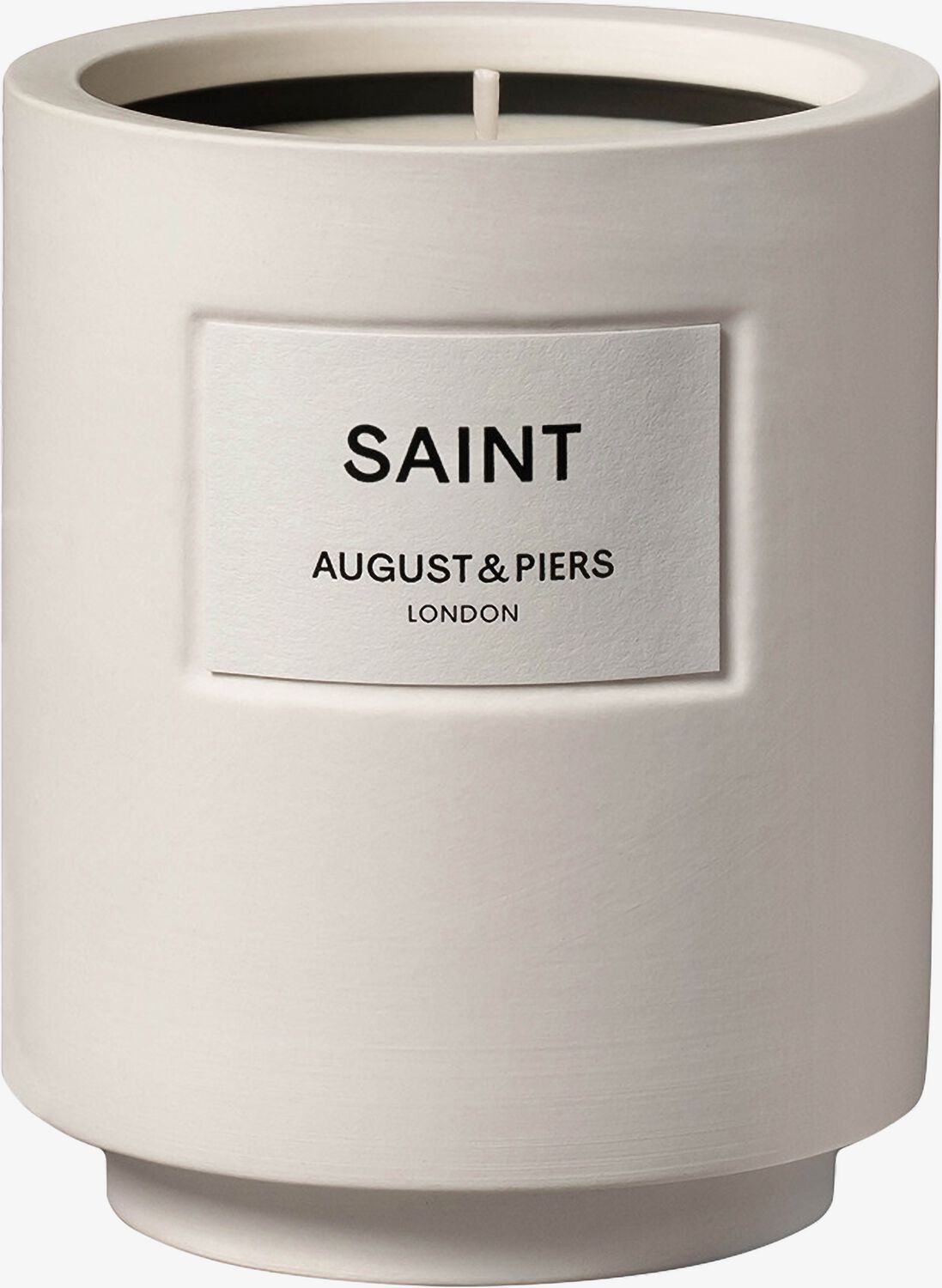 August & Piers Dames Saint 340gr - Scented Candle, Maat: 340 gr, Kleur: Creme afbeelding