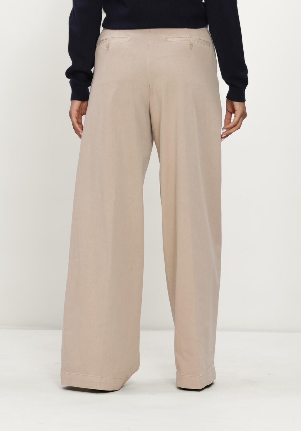 Beige CLOSED Wijde broek WES - large