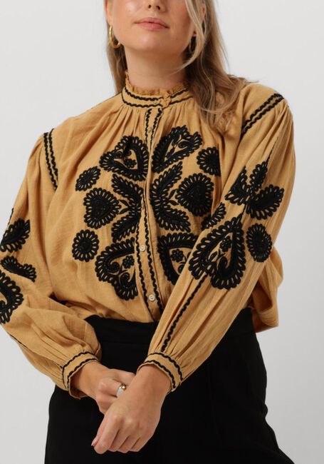 Camel ANTIK BATIK Blouses ROBBY BLOUSE - large