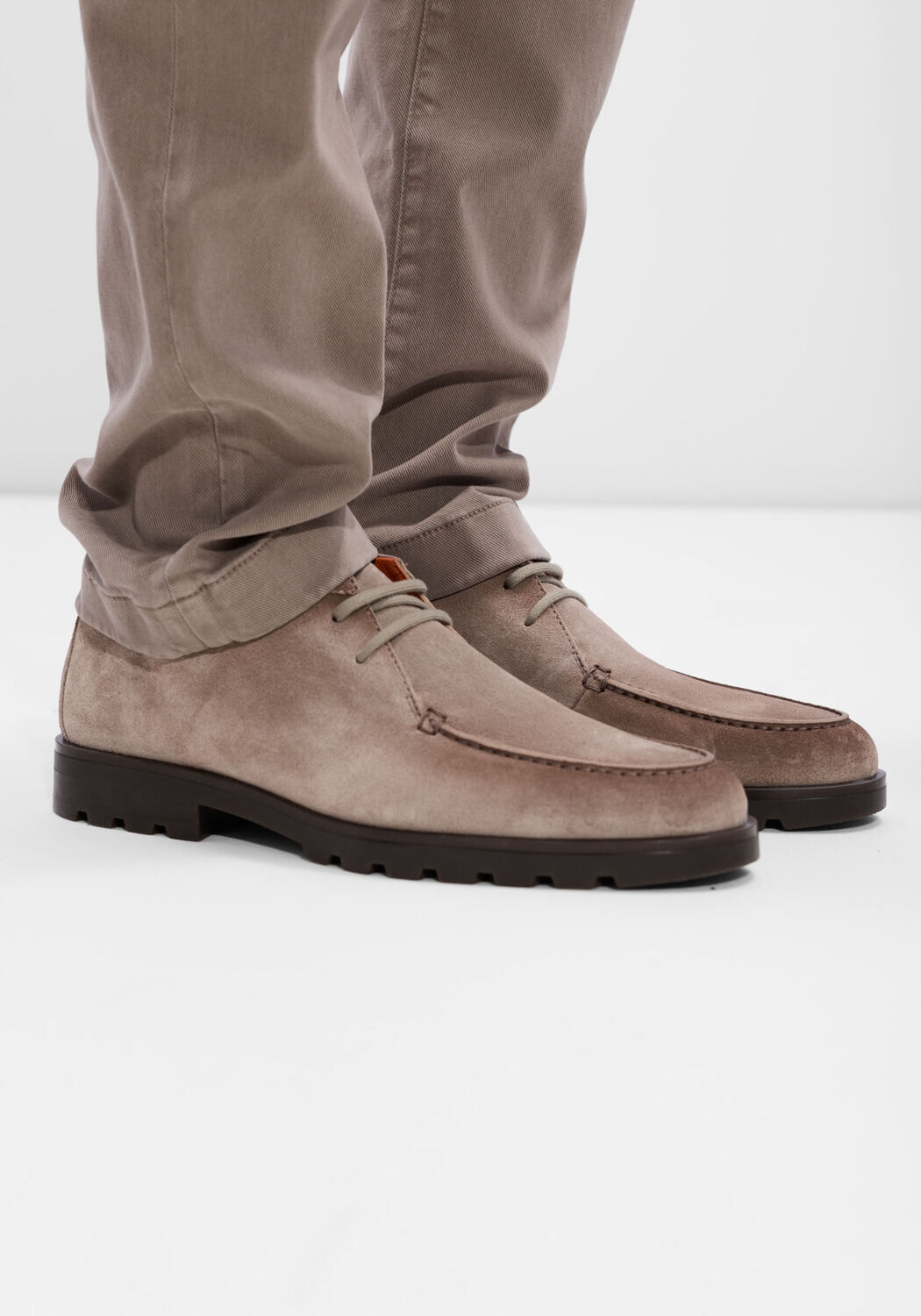 Beige SANTONI Veterschoenen 18609 - large