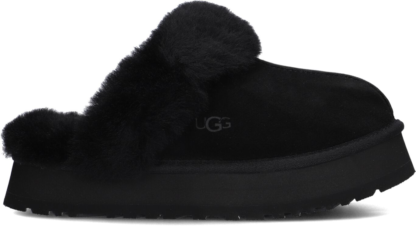 UGG Pantoffels
Dames W Disquette, Maat: 39, Materiaal: Suède, Kleur: Zwart
