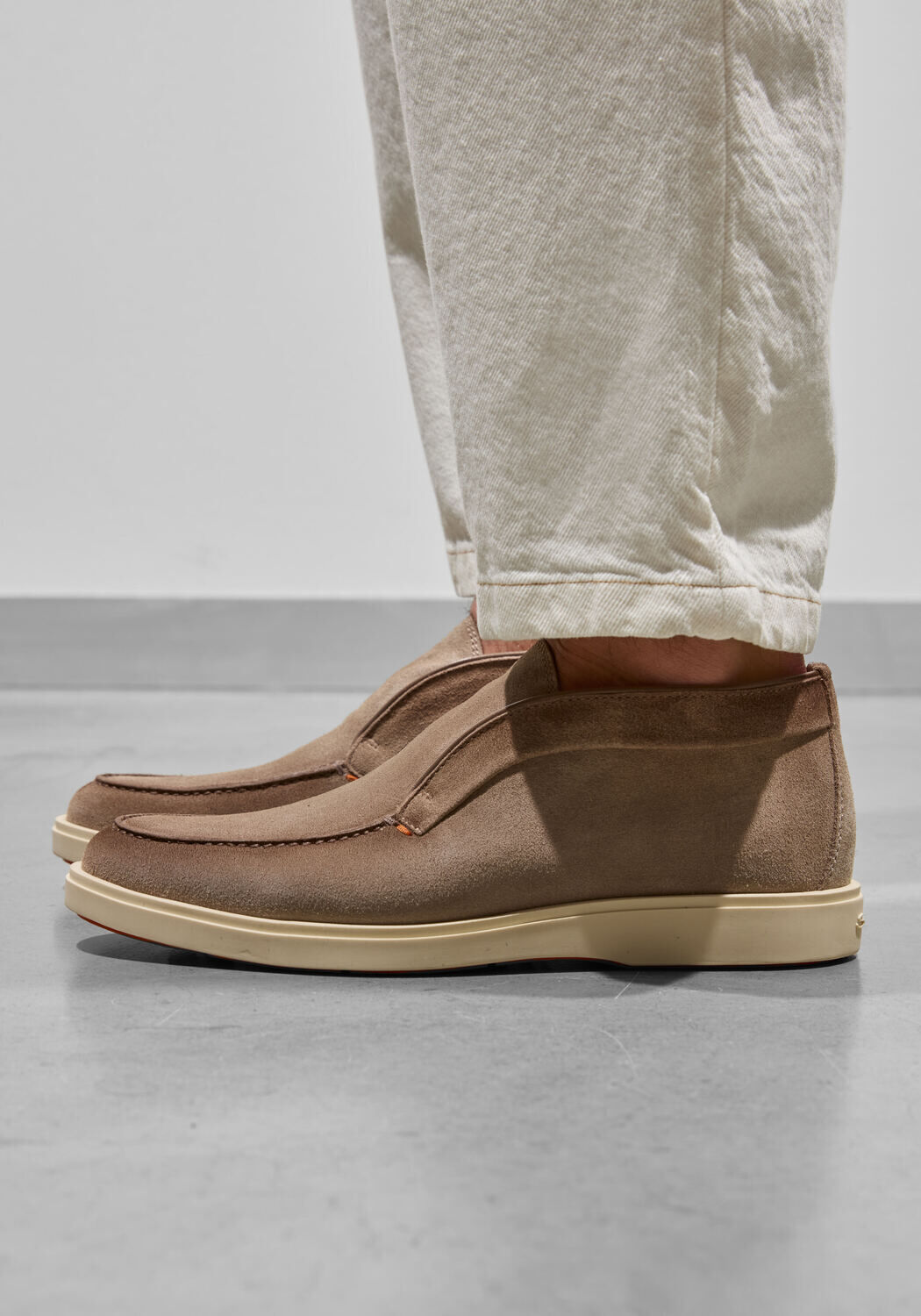 Beige SANTONI Hoge sneakers DIGITS - large