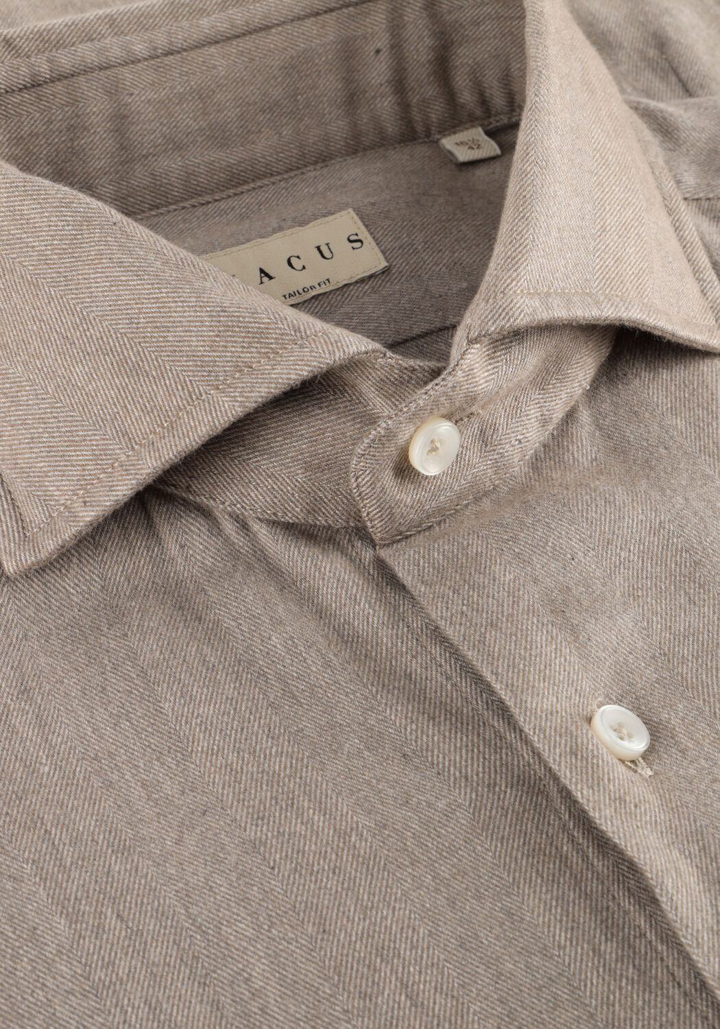 Taupe XACUS Casual overhemd 91148 721ML - large