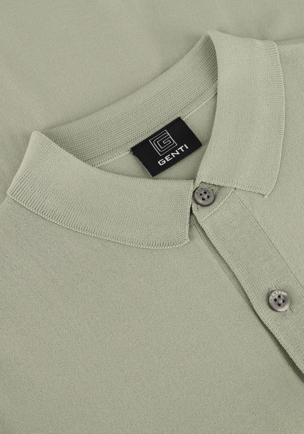 Groene GENTI Polo POLO BUTTON SS K2046-1260 - large