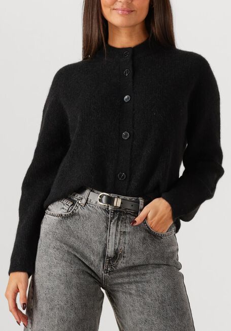 Zwarte SECOND FEMALE Trui GABBY KNIT CARDIGAN - large