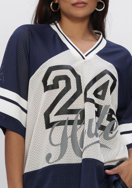 Donkerblauwe HAUTE L'AMITI&Eacute; Tops & T-shirts DRIFT COMBO NUMBER TEE - large