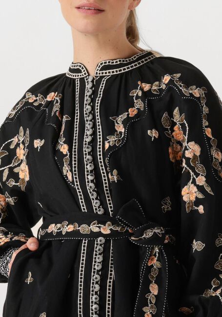 Zwarte SCARLETT POPPIES Mini jurk FIUCCI SHORT DRESS - large