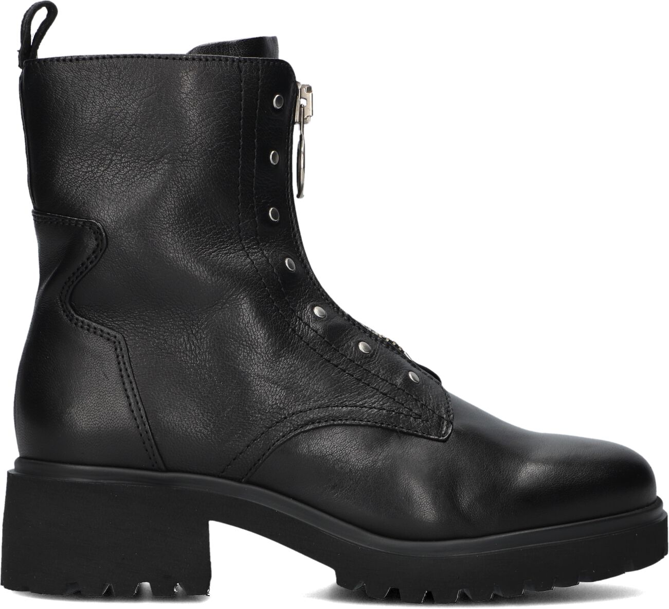 PiediNudi Enkelboots Dames Segna 05.01, Maat: 37, Materiaal: Leer, Kleur: Zwart