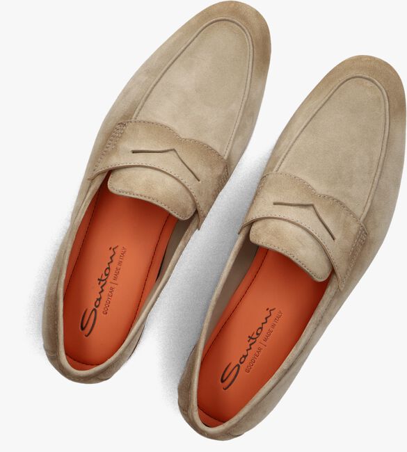 Beige SANTONI Instappers CARLOS Beige SANTONI Instappers CARLOS - large