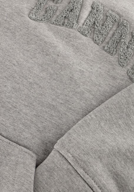 Grijze GANNI Truien/vesten HEAVY TERRY JERSEY ZIP HOODIE - large