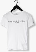 Witte TOMMY HILFIGER T-shirt REC CORP LOGO C-NK - medium