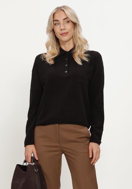 Bruine LUISA CERANO Trui POLO AUS KASCHMIR-MIX - large