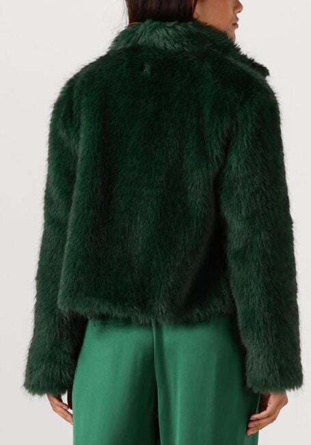 Donkergroene MARC CAIN COLLECTION Faux fur jas ZC 12.07 W64 - large