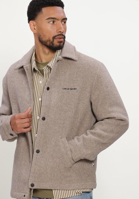 Beige LAW OF THE SEA Overshirt LUMI - large