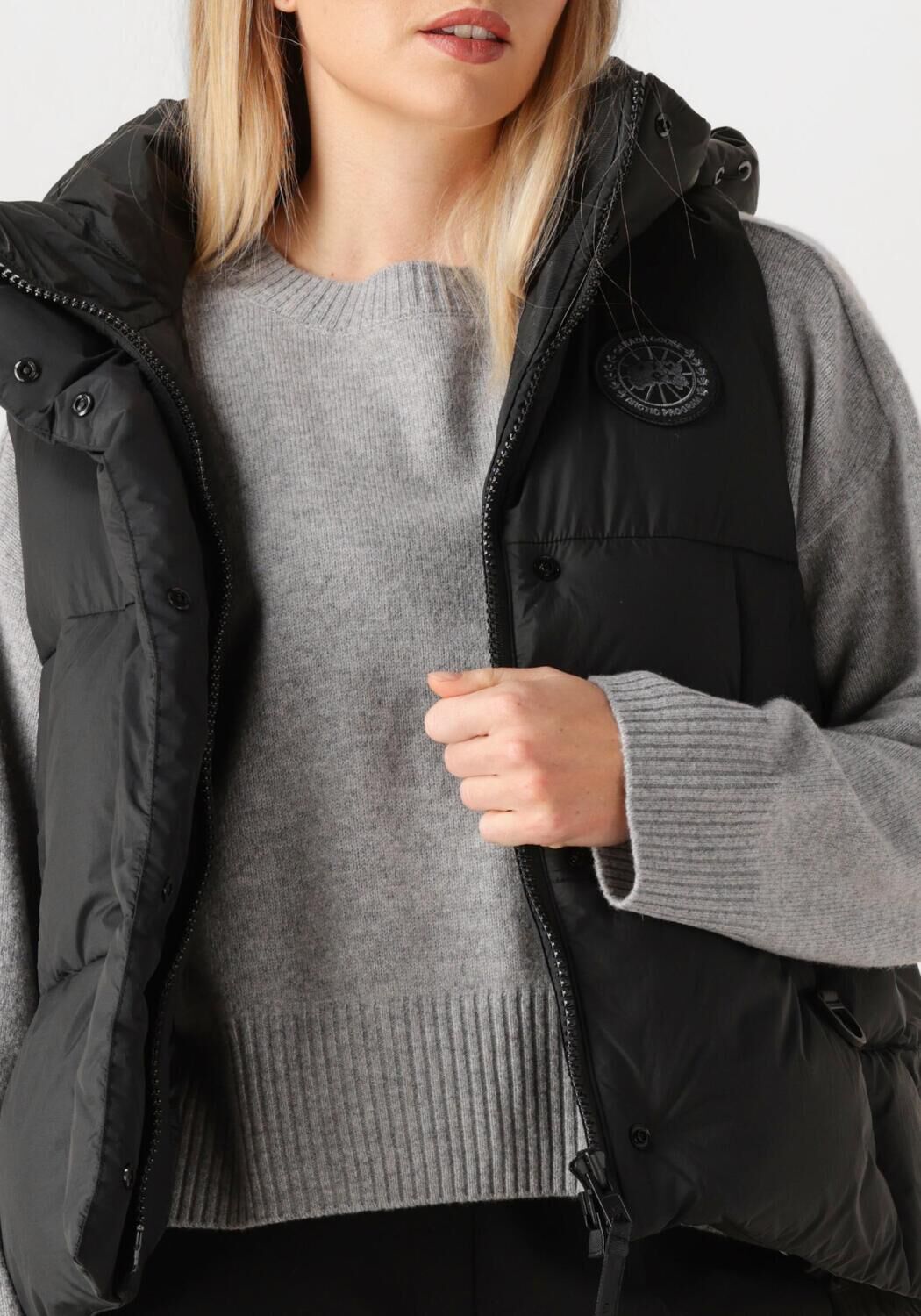 Zwarte CANADA GOOSE Bodywarmer JUNCTION PUFFER 2622WB - large