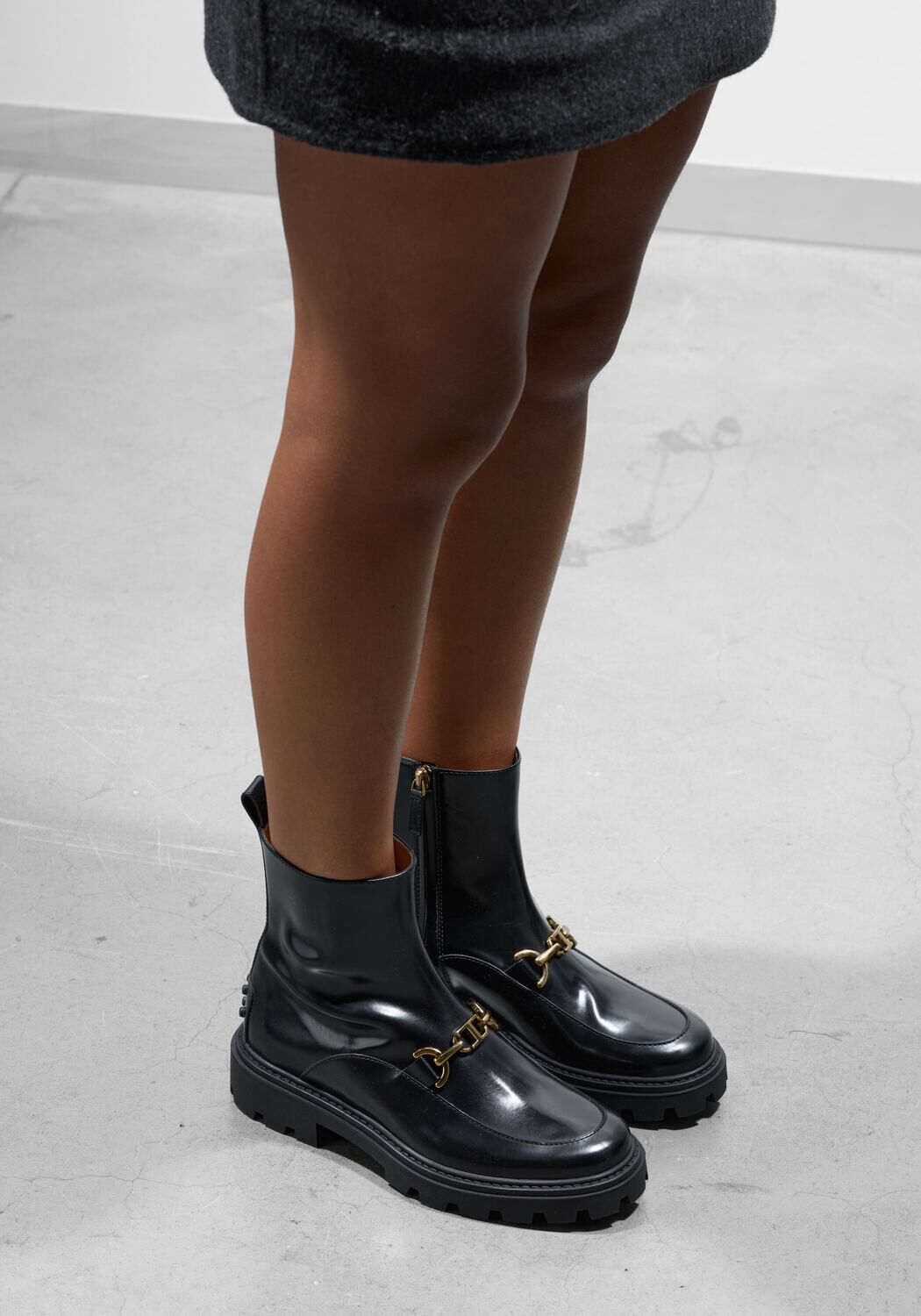 Zwarte TOD'S Enkelboots XXW08J0IS50 - medium