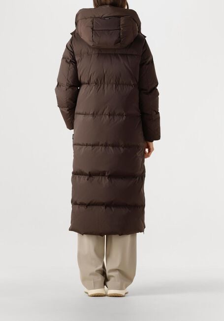 Bruine WOOLRICH Gewatteerde jas KELLY LONG PARKA - large
