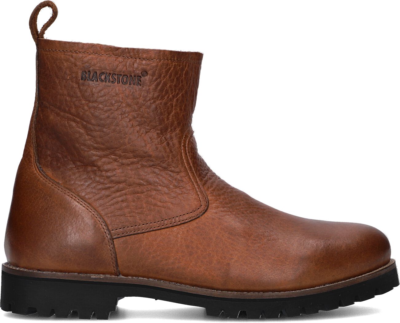 Blackstone Enkelboots Heren Om63, Maat: 46, Materiaal: Leer, Kleur: Bruin