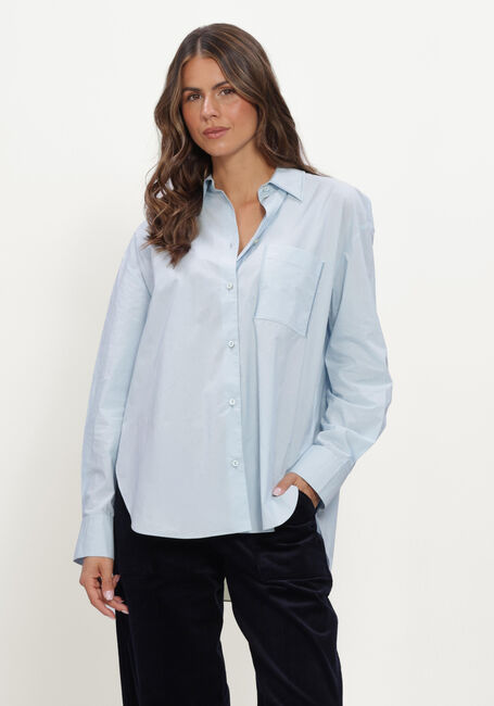 Roze FORTE FORTE Tops & T-shirts EMBROIDERED BCI COTTON POPLINE SMOKING SHIRT - large